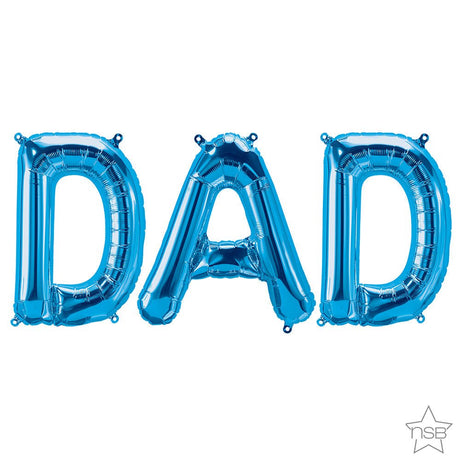 Foil Balloon DAD Letters Kit