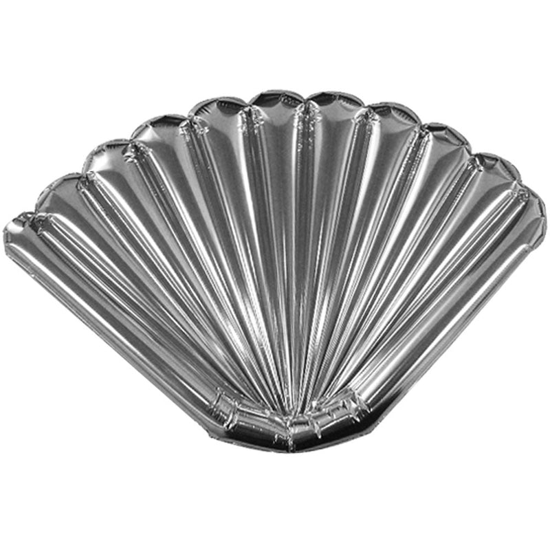 Foil Balloon 16 Inch Deco Hand Fan Silver