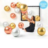 Gold Globe Foil Balloon