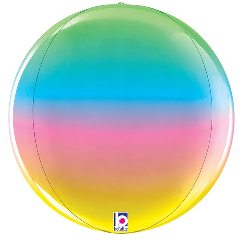 Foil Balloon Rainbow Globe