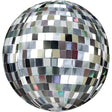 Disco Ball Orbz Foil Balloon