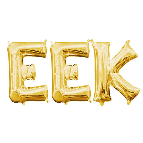 Foil Balloon EEK Letters Kit