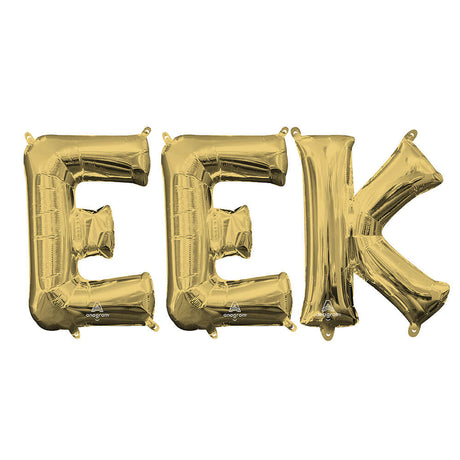 Foil Balloon EEK Letters Kit