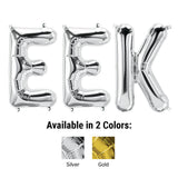 Foil Balloon EEK Letters Kit