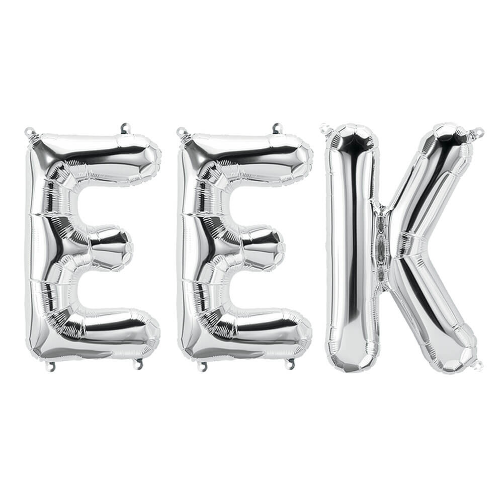 Foil Balloon EEK Letters Kit