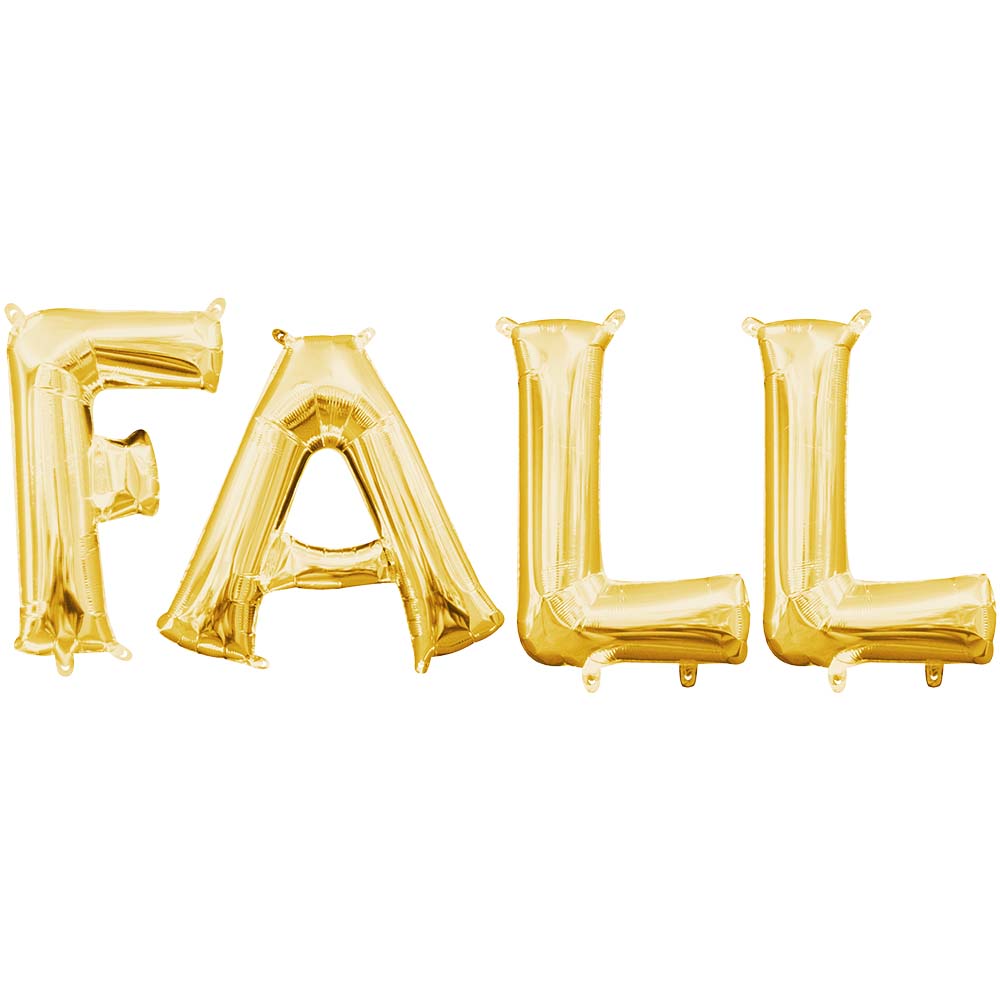 Foil Balloon FALL Letters Kit
