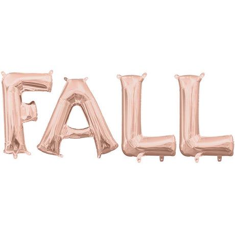 Foil Balloon FALL Letters Kit
