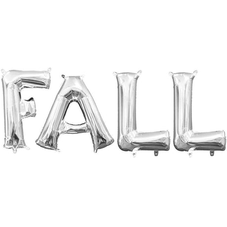 Foil Balloon FALL Letters Kit