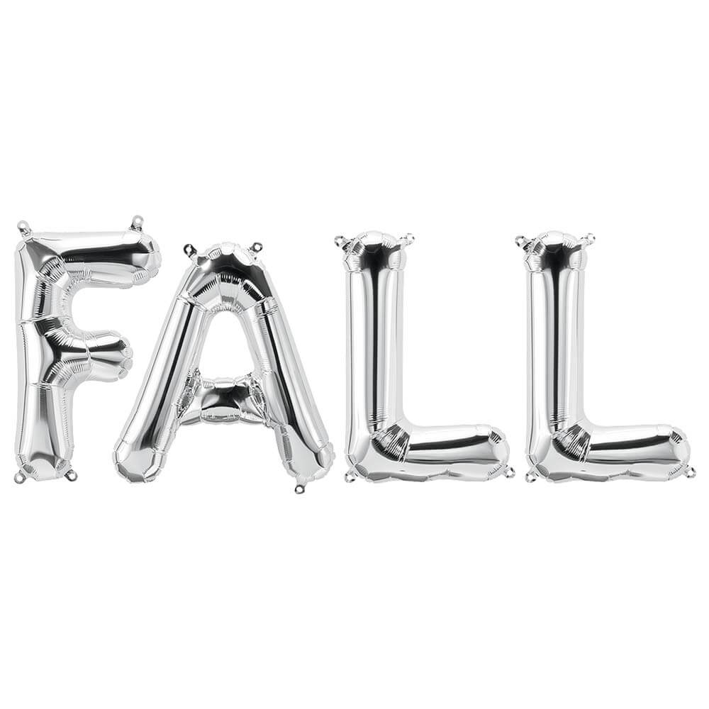 Foil Balloon FALL Letters Kit