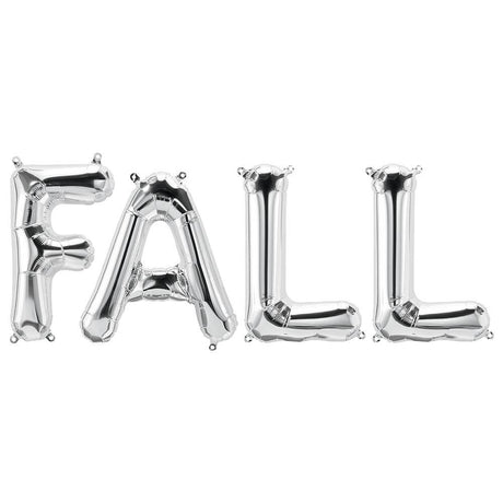 Foil Balloon FALL Letters Kit