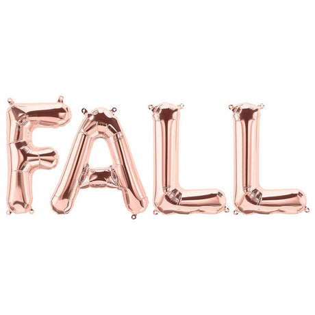 Foil Balloon FALL Letters Kit