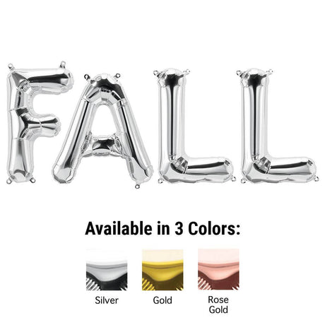 Foil Balloon FALL Letters Kit