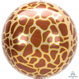 Giraffe Print Orbz Foil Balloon