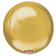 Gold Orbz Foil Balloon 16 Inch