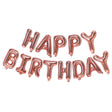 Foil Balloon Happy Birthday Rose Gold