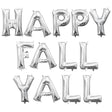 Foil Balloon HAPPY FALL YALL Letters Kit