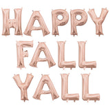 Foil Balloon HAPPY FALL YALL Letters Kit