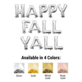 Foil Balloon HAPPY FALL YALL Letters Kit
