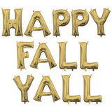 Foil Balloon HAPPY FALL YALL Letters Kit