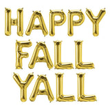 Foil Balloon Happy Fall Yall Letters Kit