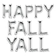 Foil Balloon Happy Fall Yall Letters Kit