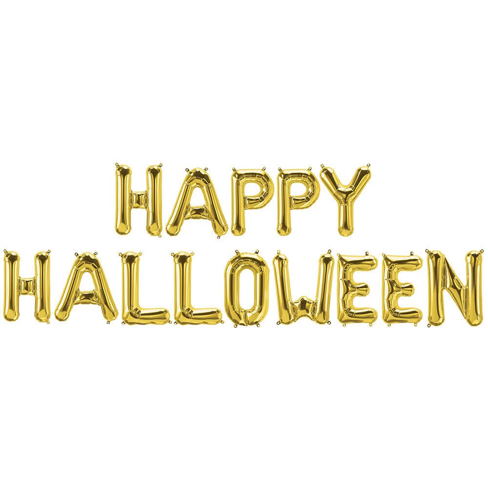 Foil Balloon Happy Halloween Letters Kit