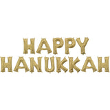 Foil Balloon Happy Hanukkah Letters Kit