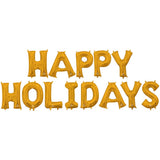 Foil Balloon Happy Holidays Letters Kit