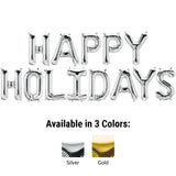 Foil Balloon Happy Holidays Letters Kit