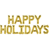 Foil Balloon Happy Holidays Letters Kit