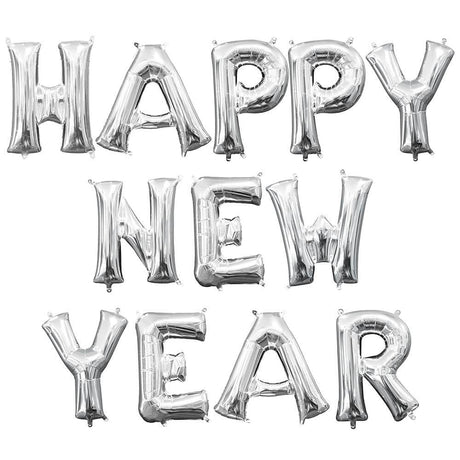 Foil Balloon Happy New Year Letters Kit