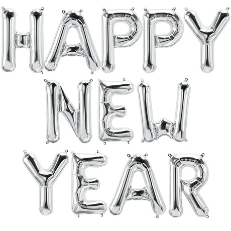 Foil Balloon HAPPY NEW YEAR Letters Kit