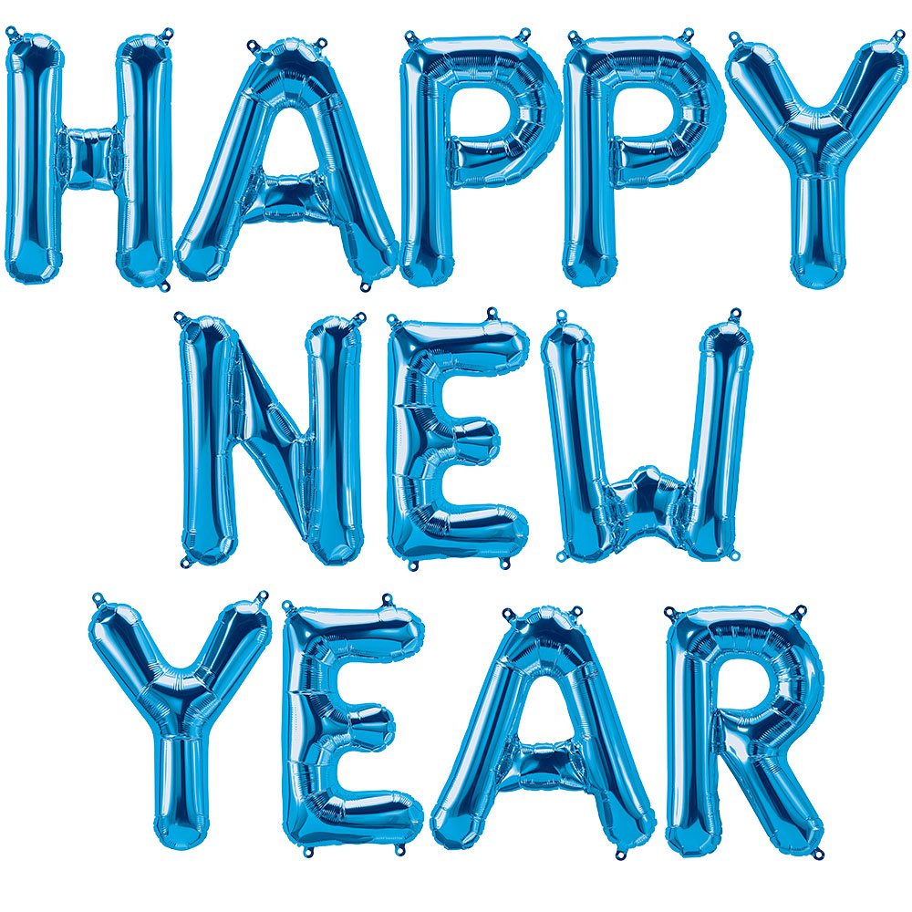 Foil Balloon HAPPY NEW YEAR Letters Kit