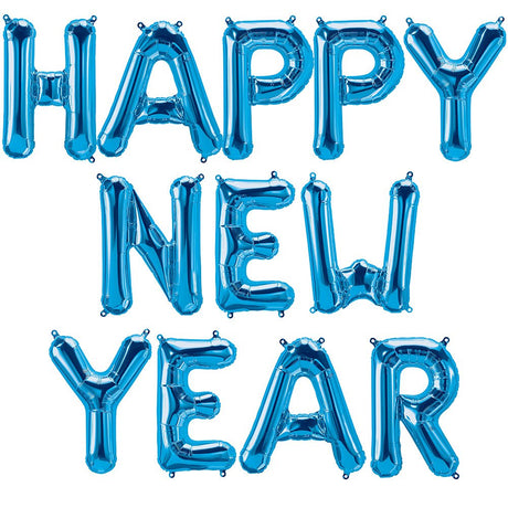 Foil Balloon HAPPY NEW YEAR Letters Kit