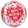 Foil Balloon Valentine's Day Hearts Orbz