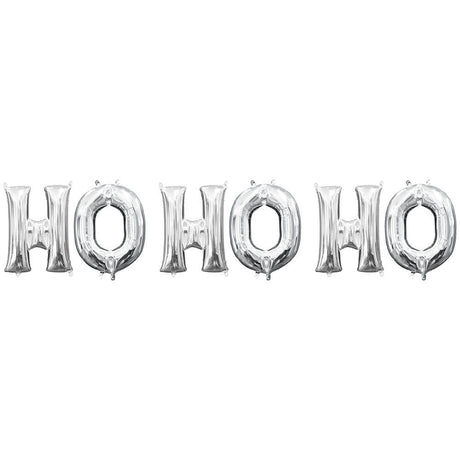 Foil Balloon HO HO HO Letters Kit