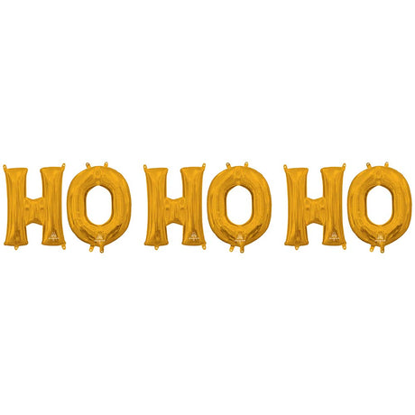 Foil Balloon HO HO HO Letters Kit