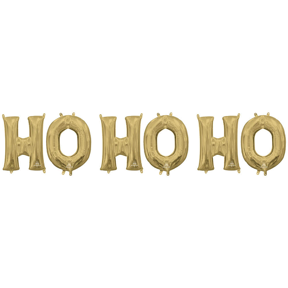 Foil Balloon HO HO HO Letters Kit