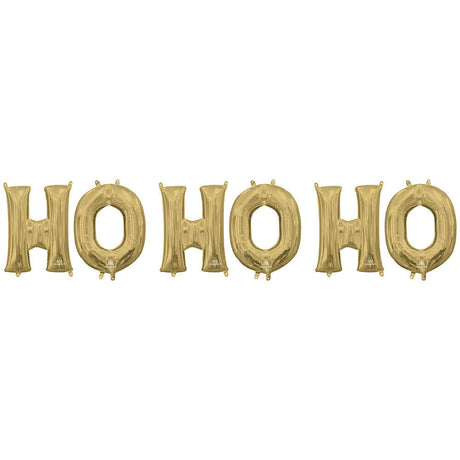 Foil Balloon HO HO HO Letters Kit