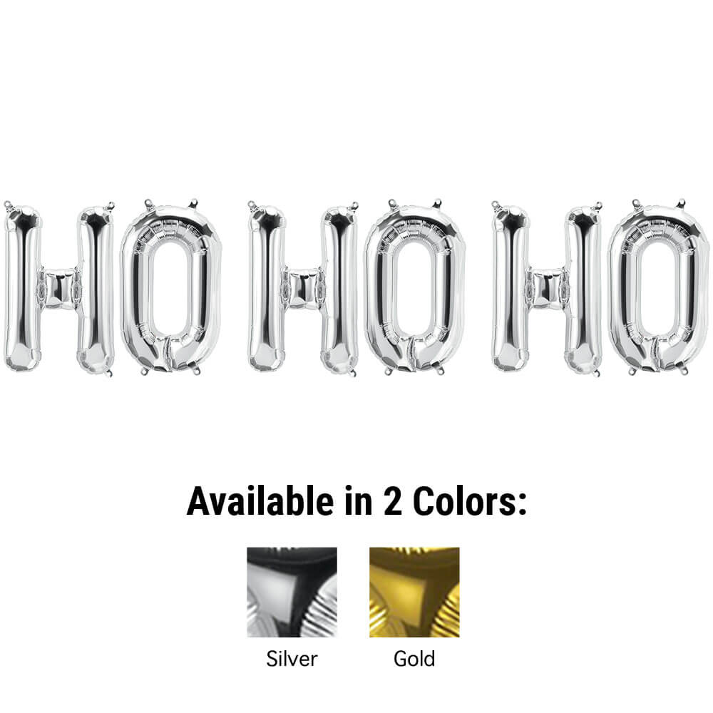 Foil Balloon HO HO HO Letters Kit