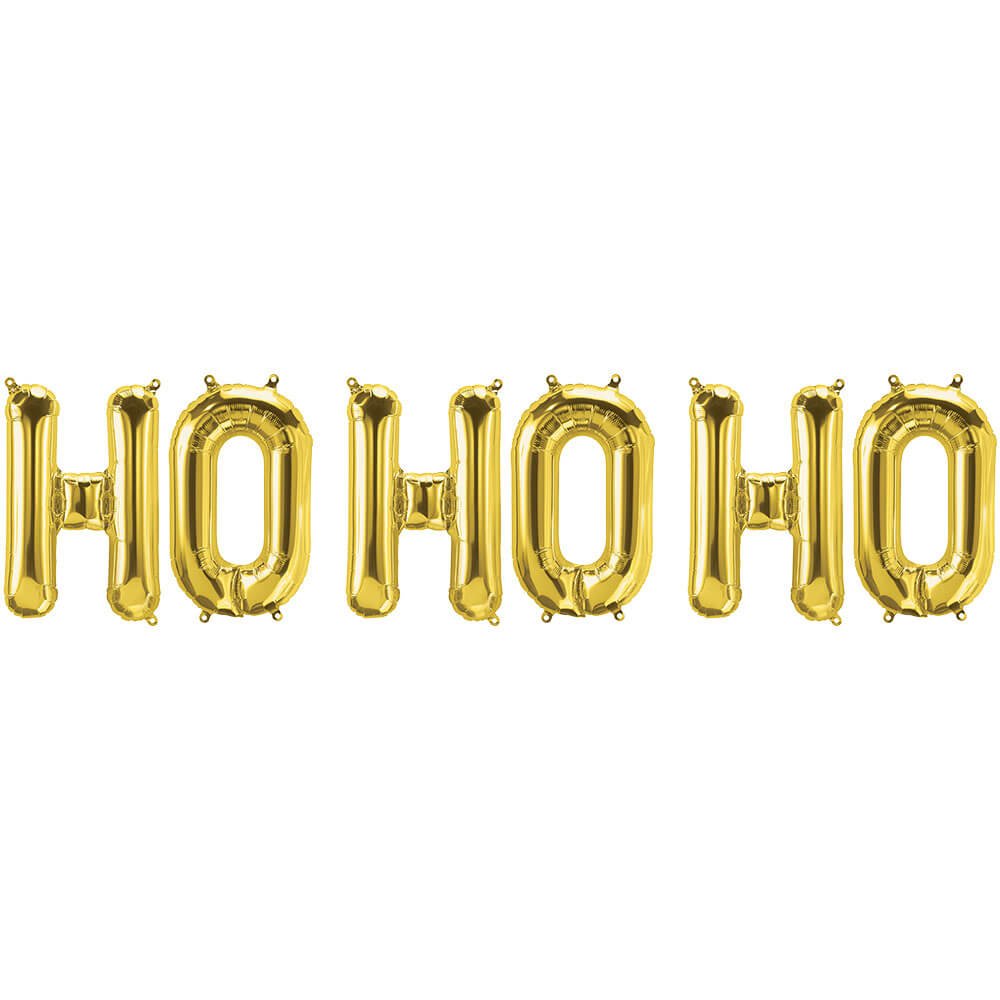 Foil Balloon HO HO HO Letters Kit