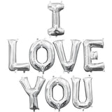 Foil Balloon I LOVE YOU Letters Kit