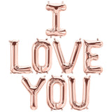 Foil Balloon I Love You Letters Kit