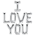 Foil Balloon I Love You Letters Kit