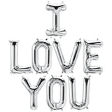 Foil Balloon I Love You Letters Kit
