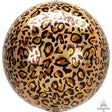 Leopard Print Orbz Foil Balloon