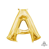Foil Letter A Gold Balloon