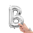 Letter B Silver Foil Balloon