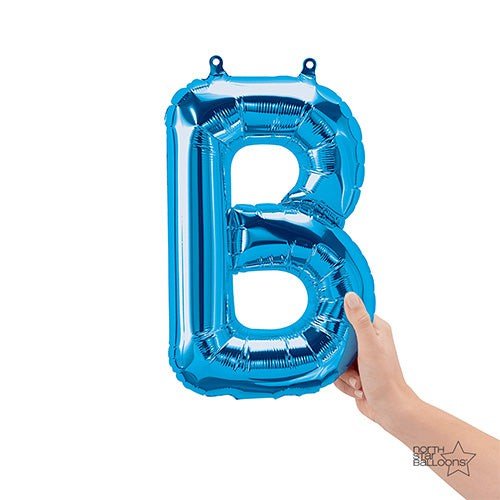 Letter B Blue Foil Balloon