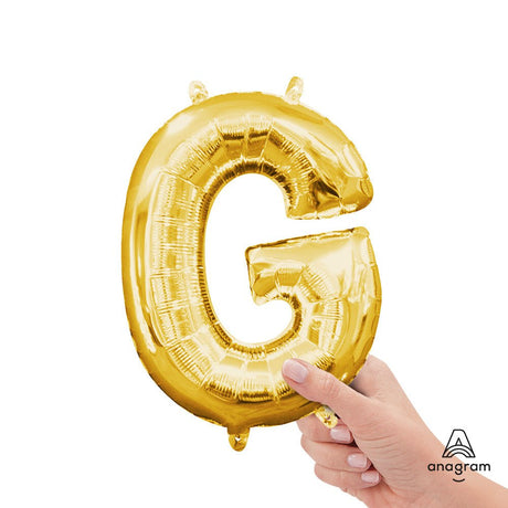 Foil Balloon Letter G Gold 16 Inch